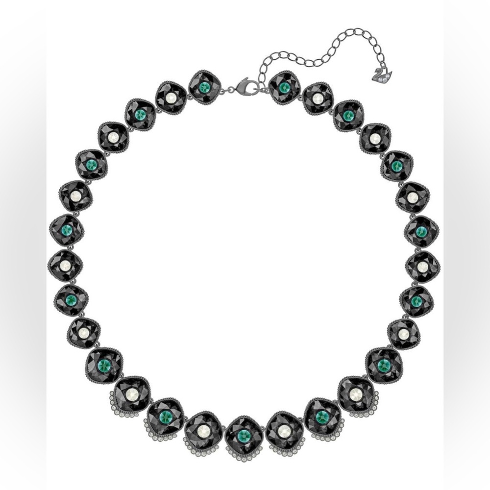 Swarovski Crystal 'Black Baroque Necklace'
